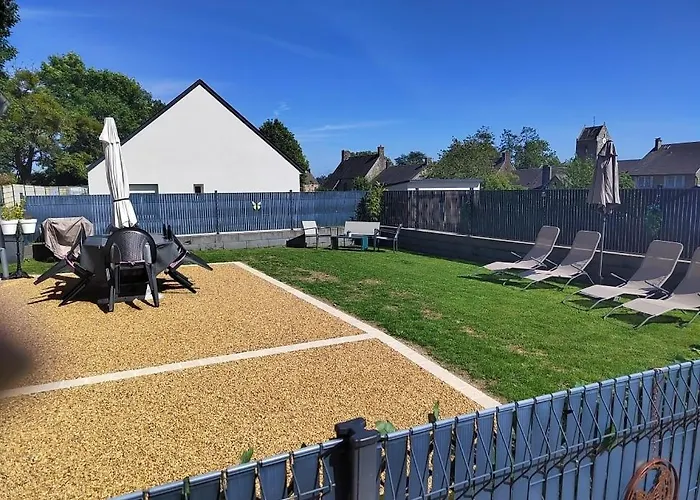 Tatil Evi L'oceraline - Maison Avec Jardin Et Wifi La Lucerne-dʼOutremer